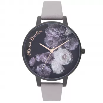 Zegarek damski Olivia Burton Abstract Floral OB16AD11 - 38mm, różowe złoto, stal nierdzewna