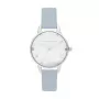 Zegarek damski Olivia Burton Celestial OB16SG07 - 30mm koperta ze stali szlachetnej w kolorze różowego złota, szary skórzany pasek