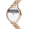 Zegarek damski OLIVIA BURTON Celestial OB16VS06 - 34mm, koperta ze stali nierdzewnej w kolorze różowego złota, szary skórzany pasek, kwarcowy analogowy