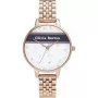 Zegarek damski OLIVIA BURTON Celestial OB16VS06 - 34mm, koperta ze stali nierdzewnej w kolorze różowego złota, szary skórzany pasek, kwarcowy analogowy