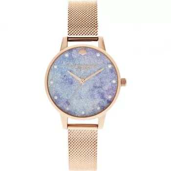 Zegarek damski Olivia Burton OB16US44 Analogowy Kwarcowy 30 mm Srebrny Stal nierdzewna