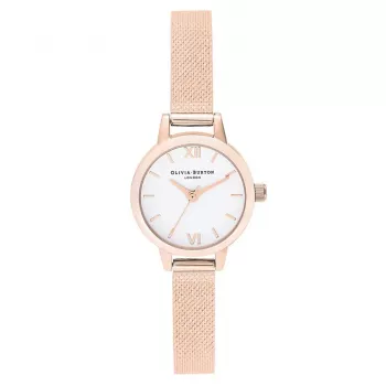 Zegarek damski Olivia Burton OB16MC61 23mm Różowe Złoto Kwarc Stal nierdzewna Siatka