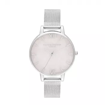 Zegarek damski Olivia Burton Sparkle Butterfly OB16SP18 - 38mm, różowe złoto, stal nierdzewna