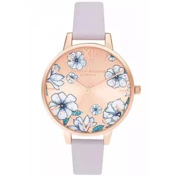 Zegarek damski OLIVIA BURTON OB16AN03 (34 mm) Różowe złoto Stal nierdzewna Mesh