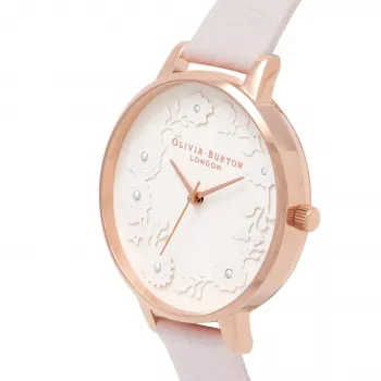 Zegarek damski Olivia Burton OB16AR01 30mm Różowe Złoto Stal nierdzewna Siatka