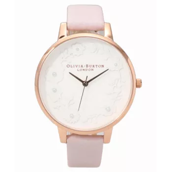 Zegarek damski Olivia Burton OB16AR01 30mm Różowe Złoto Stal nierdzewna Siatka