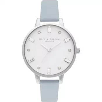 Zegarek damski OLIVIA BURTON OB16BJ01 34mm Srebrny Stal nierdzewna Siatka