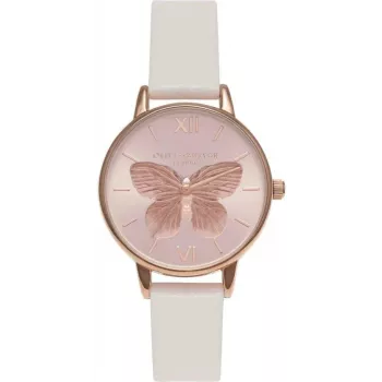 Zegarek damski OLIVIA BURTON OB16MB16 30 mm Różowe Złoto Stal Nierdzewna Siatka