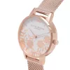 Zegarek damski Olivia Burton OB16MV79 38mm Różowe Złoto Stal nierdzewna Siatka