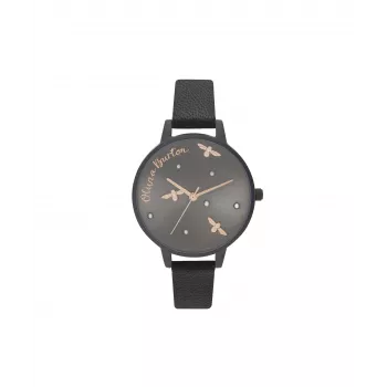 Zegarek damski OLIVIA BURTON OB16PQ02 Pretty Blossom 34 mm Różowe Złoto Stal Szlachetna