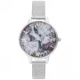 Zegarek damski Olivia Burton OB16US11 34mm Różowe Złoto Stal Szlachetna i Liliowa Skóra Wegańska