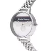 Zegarek damski Olivia Burton OB16VS07 (34 mm) - Koperta ze stali szlachetnej w kolorze różowego złota, szary pasek skórzany