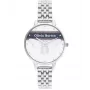 Zegarek damski Olivia Burton OB16VS07 (34 mm) - Koperta ze stali szlachetnej w kolorze różowego złota, szary pasek skórzany