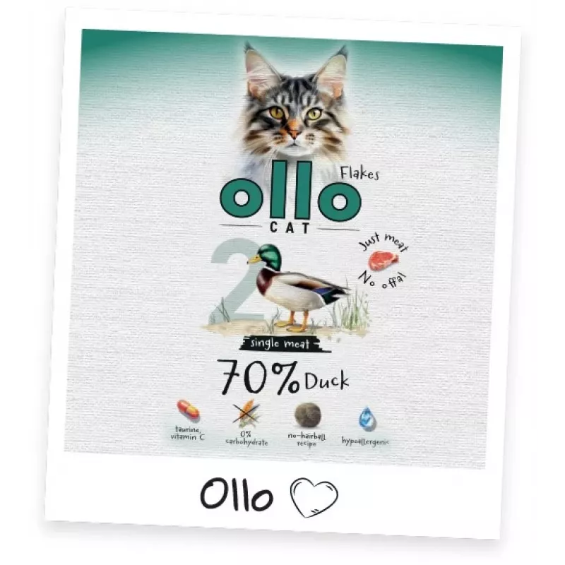 Ollo Cat Pouch No. 2 kaczka 85 g - pełnoporcjowa mokra karma w sosie