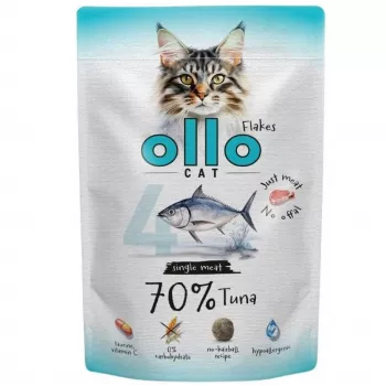 Ollo Mokra Karma dla Kotów Saszetka Nr 4 z Tuńczykiem, 85 g