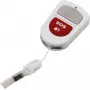 Olympia 5912 bezprzewodowy pilot zdalnego sterowania RF, brelok z 4 przyciskami, biały