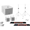 Omnitronic 20000837 Aktywny głośnik PA 8 cali z Bluetooth, USB/SD, 800W szczytowa, biały