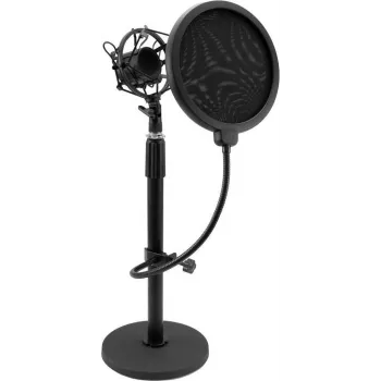 OMNITRONIC MSP-1 Statyw mikrofonowy z uchwytem antywibracyjnym i filtrem pop 60006024
