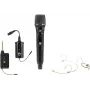 OMNITRONIC Zestaw FAS TWO + dynamiczny mikrofon bezprzewodowy + bodypack + headset 660-690MHz (20000970)