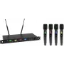 OMNITRONIC UHF-604 4-kanałowy bezprzewodowy system mikrofonowy UHF 520-554 MHz 13063605
