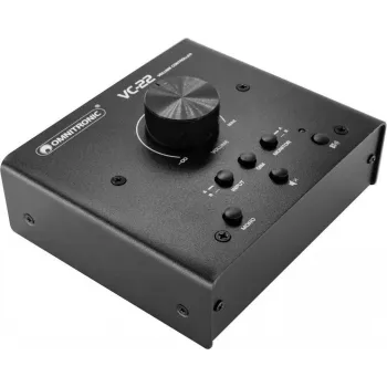 OMNITRONIC VC-22 aktywny regulator głośności, stereo, montaż naścienny, biały 10355797