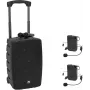 OMNITRONIC WAMS-10BT2 MK2 Przenośny System PA z 2 nadajnikami UHF typu bodypack i mikrofonami nagłownymi (20001024)