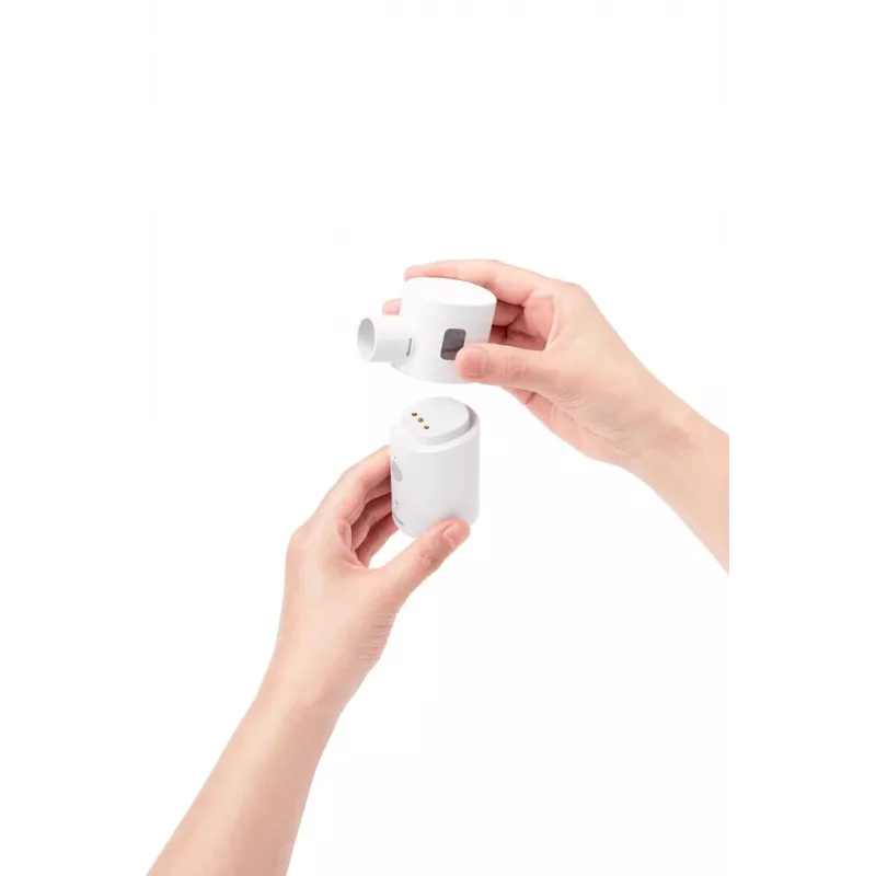 OMRON MicroAIR GO U300 Nebulizator - Przenośny nebulizator z wibracyjną siateczką dla dorosłych i dzieci, ręczny, cichy <20 dB, w zestawie maski i baterie