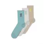 ON Logo Sock High 3P Desert/Wash - 3 pary wysokich skarpet do biegania (rozmiar L)