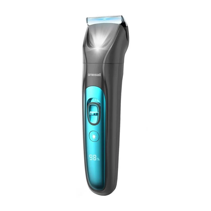 Oneisall 4-in-1 Pet Clipper Kit FC10 - Cordless Rechargeable Dog & Cat Grooming Trimmer with Ceramic Blade, 4 Guide Combs, USB Charging