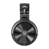 ONEODIO Studio Max 2 Bezprzewodowe słuchawki nauszne z Bluetooth 5.2, baterią 72 h, mikrofonem CVC 8.0, składaną konstrukcją (czarny)
