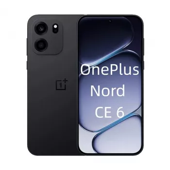 OnePlus Nord CE 6 5G Dual SIM 8GB RAM 256GB Midnight Black Smartphone z 6.72 cala 120Hz Display, 108MP Camera, 5000mAh 67W Charging