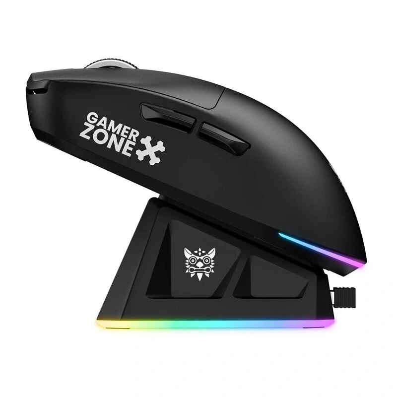 ONIKUMA DM07 mysz gamingowa RGB czarna 6400 DPI przewodowa optyczna 7 przycisków