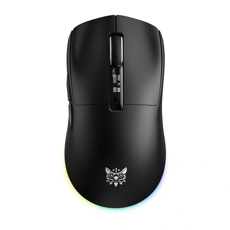 ONIKUMA DM07 mysz gamingowa RGB czarna 6400 DPI przewodowa optyczna 7 przycisków