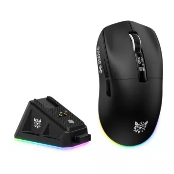 ONIKUMA DM07 mysz gamingowa RGB czarna 6400 DPI przewodowa optyczna 7 przycisków