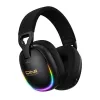 ONIKUMA GT805 Przewodowy zestaw słuchawkowy do gier z podświetleniem RGB LED, przetwornikami 50mm, elastycznym mikrofonem (czarny)