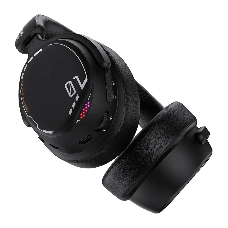 ONIKUMA GT886 słuchawki gamingowe nauszne przewodowe RGB LED przetworniki 50mm czarne