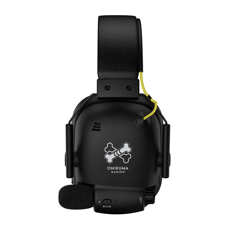 ONIKUMA GT888 słuchawki gamingowe (czarne) - przewodowy nauszny zestaw słuchawkowy RGB z przetwornikami 50mm, 3.5mm i USB
