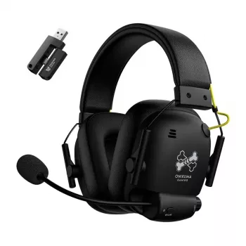 ONIKUMA GT888 słuchawki gamingowe (czarne) - przewodowy nauszny zestaw słuchawkowy RGB z przetwornikami 50mm, 3.5mm i USB