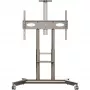 ONKRON TS1871-C Mobilny stojak TV do ekranów 55-90 cali - Szampański, regulowana wysokość, VESA 200x200 do 800x500, nośność 90,9 kg