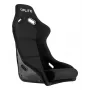 OPLITE 103862 Sim Racing Seat GT Bucket Seat z ramą ze stali węglowej - czarny z czerwonymi przeszyciami