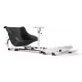 Oplite 104318 Racing Cockpit – Podwozie do symulatora wyścigów z regulowanymi uchwytami kierownicy i pedałów