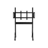 Oplite Nitrokart Monitor Stand V2 Czarny - Pojedynczy Stojak Podłogowy pod Monitor do Symulatorów Lotniczych i Wyścigowych, Maks. 49 cali, VESA 75x75 do 200x200, Regulacja Wysokości 700-1000mm, Pochylenie/Obrót/Rotacja, Stal