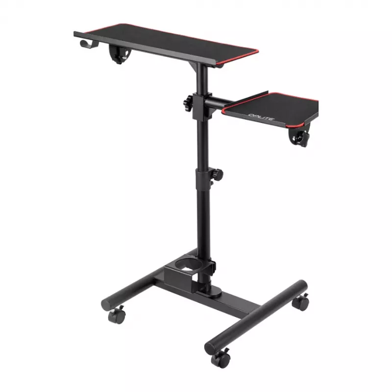 OPLITE Universal Stand with Wheels for Keyboard and Mouse - Mobile Workstation Trolley