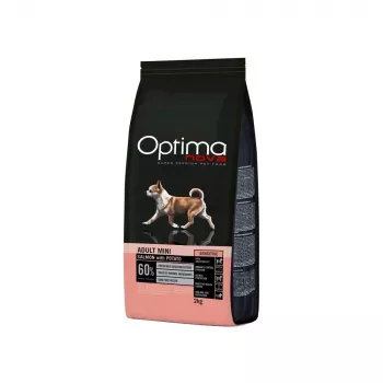 OPTIMANOVA Mono Dog Adult Mini Salmon and Potatoes - Sucha karma dla psów - 2kg