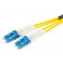 OPTIX Single-Mode Duplex Fiber Patch Cord LC/UPC do LC/UPC 3m LSZH Yellow
