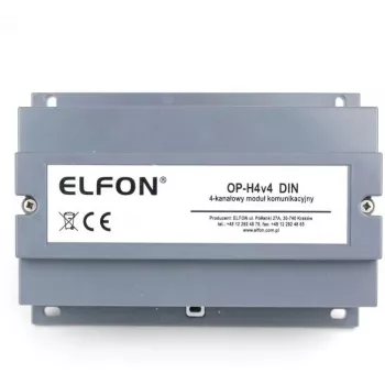 OPTOMA OP-H4v4 Konwerter poziomów M-Bus na szynę DIN z RS-232/RS-485, 24 V AC/DC, do 20 urządzeń podrzędnych M-Bus