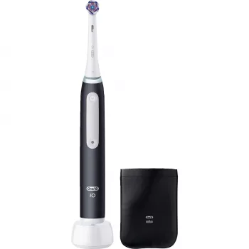 Szczoteczka elektryczna Oral-B iO White Clean, czarno-biała z etui podróżnym