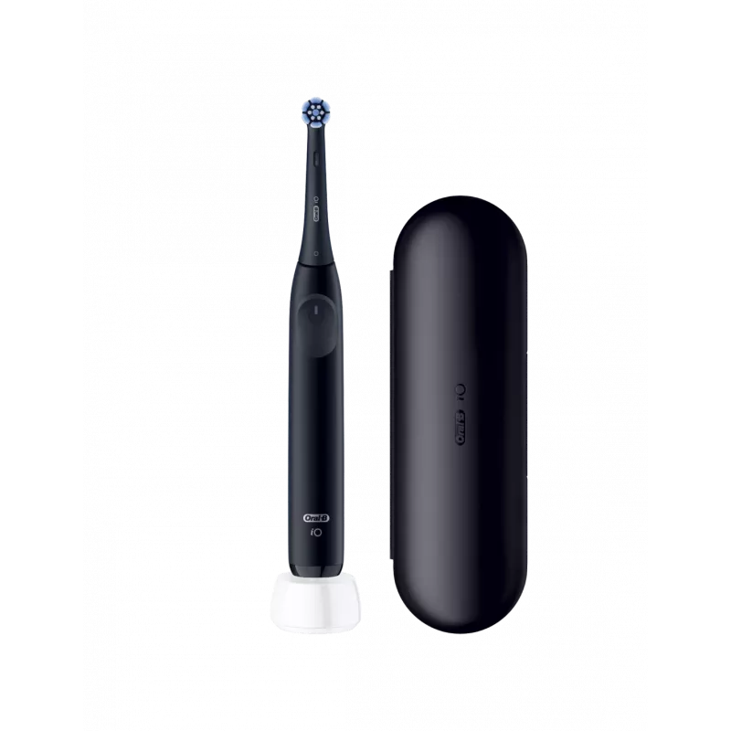 ORAL-B iO2 Night Black Elektryczna Szczoteczka do Zębów z Etui Podróżnym