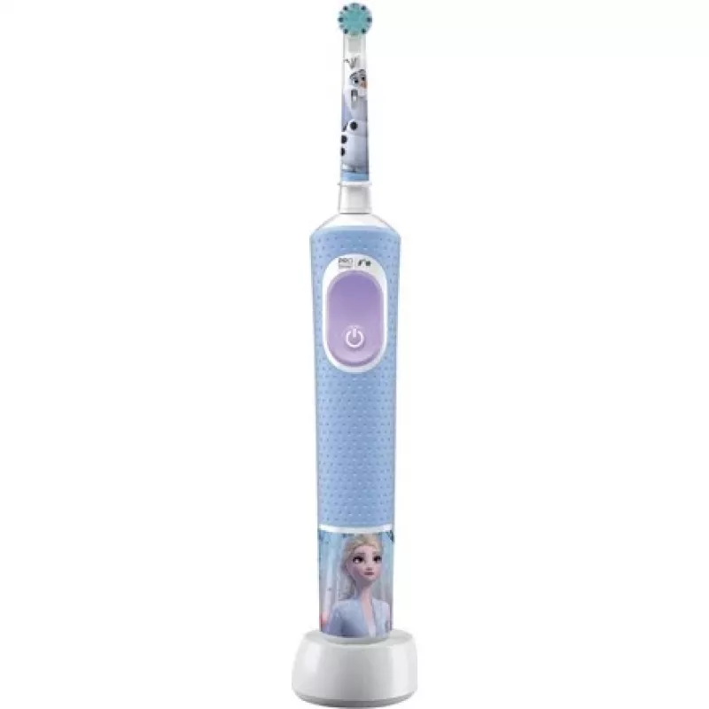 Oral-B Vitality PRO Kids Frozen Elektryczna Szczoteczka do Zębów dla Dzieci, Ładowalna, 2 Tryby, 1 Końcówka, Niebieska