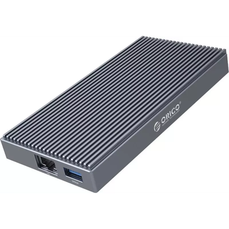 ORICO M.2 NVMe Docking Station z aktywnym PD 100W, HDMI 2.0, Audio, RJ-45, Czytnik kart - Szary (CDH-9N-GY-BP)